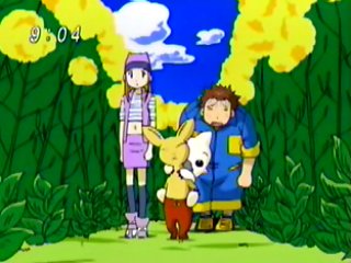 Digidestined are walking along