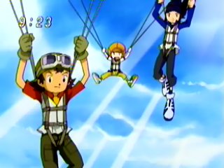 The other Digidestined parachute in